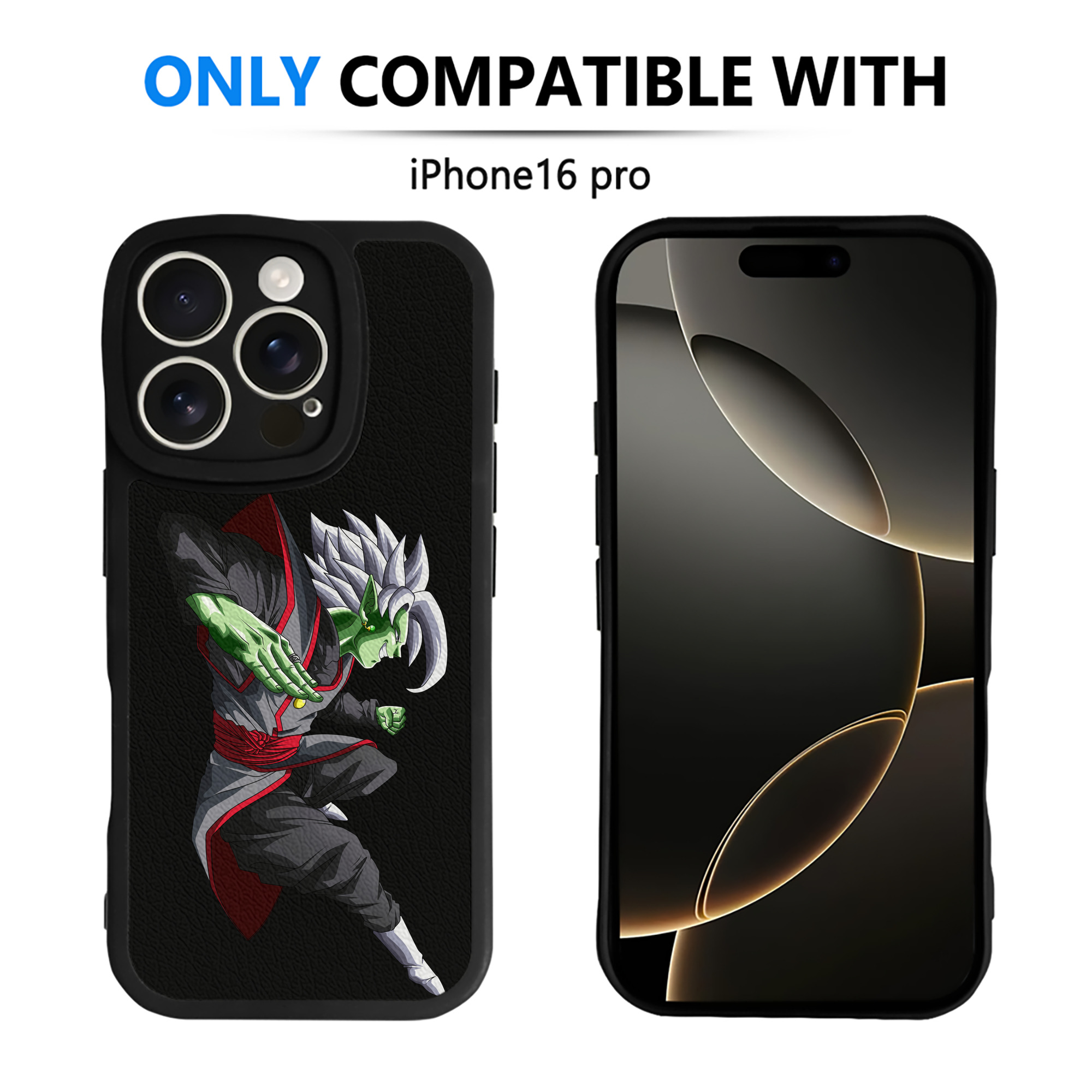 （画像用） ドラゴンボール ベジット DRAGON BALL Vegetto 【iPhone 16シリーズ対応】シリコンスマホケース（レザー調） 材質：シリコン